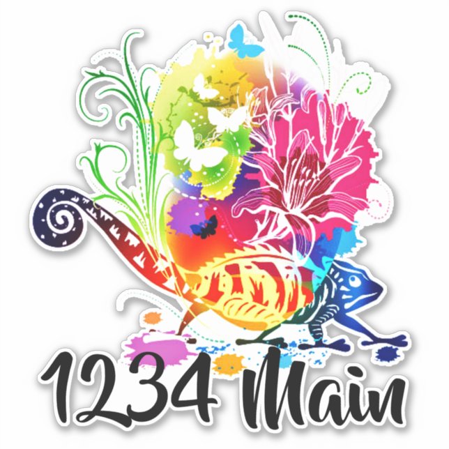 Postfach-Aufkleber Aufkleber (Vorderseite)