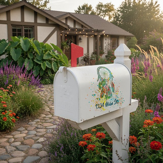 Postfach-Aufkleber für den Dreamcatcher-Spritzer Aufkleber (Von Creator hochgeladen)