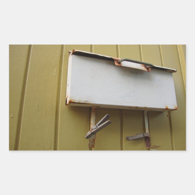 Postfachaufkleber Rechteckiger Aufkleber (Vorderseite)