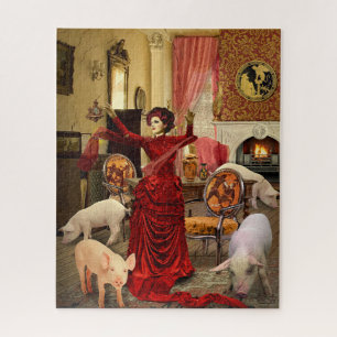 Postfest Viktorianische Kirke Puzzle