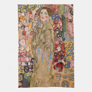 Posthumes Porträt der Ria Munk von Gustav Klimt Geschirrtuch