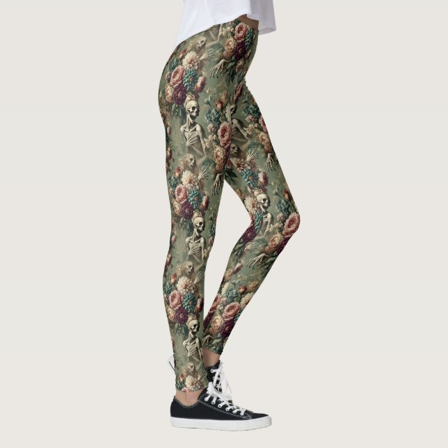 Posthumous Heartache - Gothic Viktorianisch Leggings (Rechts)