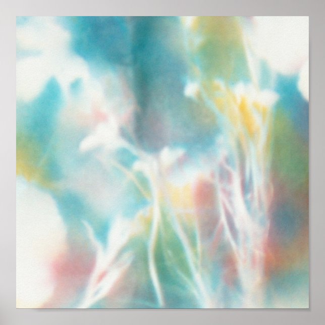 Postieren/Abstract Floral Poster (Vorne)