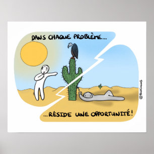 Postieren „danken Ihren Problemen " Poster