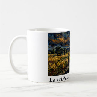 Postimpressionistische Sternennacht-Weizenfeld-Kun Kaffeetasse