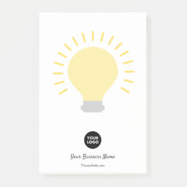 Postit-Hinweise für Ihr Logo-Leuchtpult Post-it Klebezettel