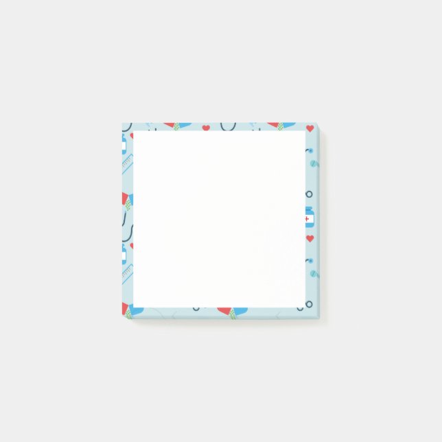 Postit-Note Pad Medical Field Post-it Klebezettel (Vorderseite)