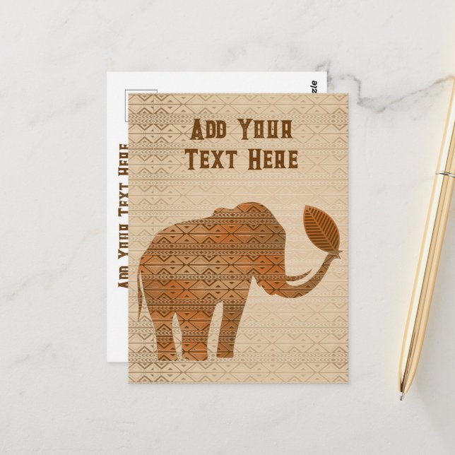 Postkarte (Vorderseite/Rückseite Beispiel)