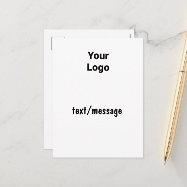 Postkarte (Vorderseite/Rückseite Beispiel)