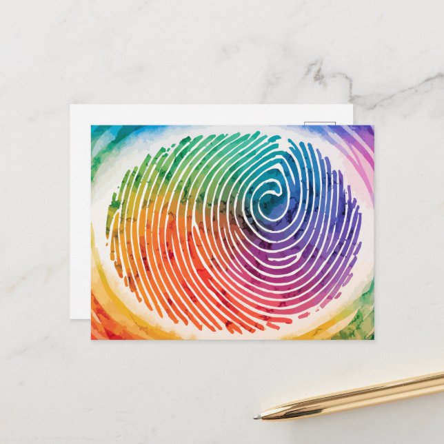 Postkarte (Vorderseite/Rückseite Beispiel)