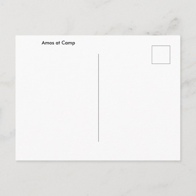 Postkarte (Rückseite)