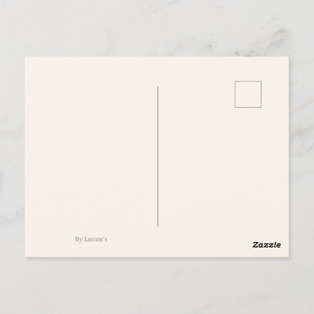 Postkarte (Rückseite)