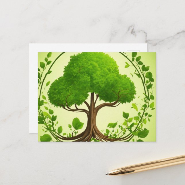 Postkarte (Vorderseite/Rückseite Beispiel)