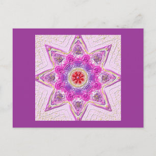 Postkarte 02 "Star of Violet"