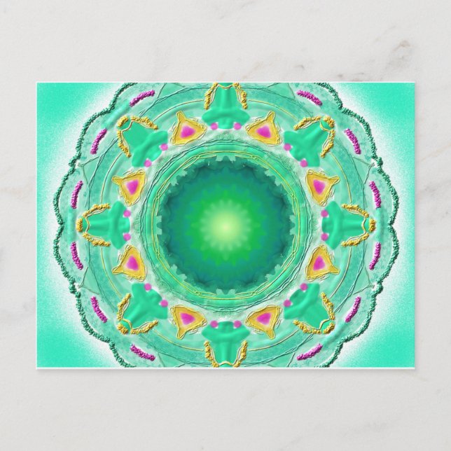 Postkarte 12 "Explosion der Natur" (Vorderseite)