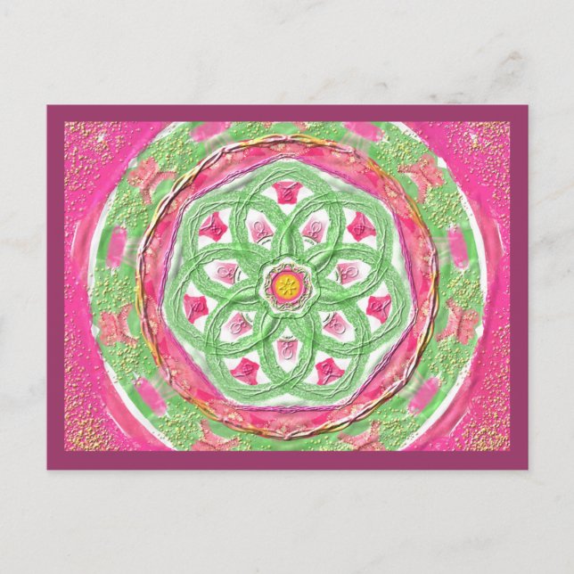 Postkarte 13 "Rückkehr ins Bewusstsein" (Vorderseite)