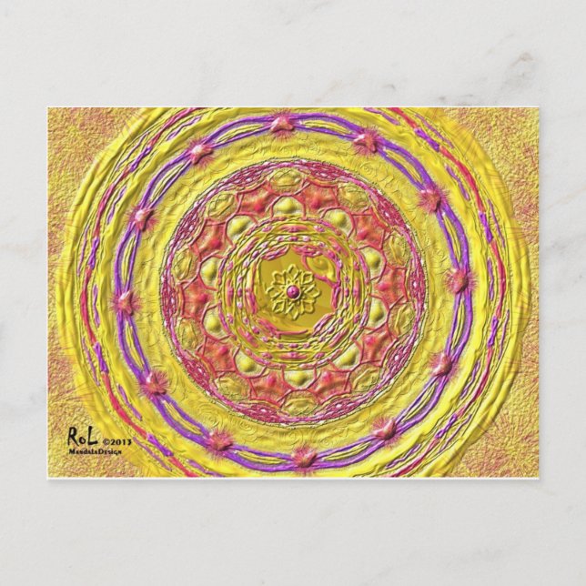 Postkarte 22 "The King" (Vorderseite)