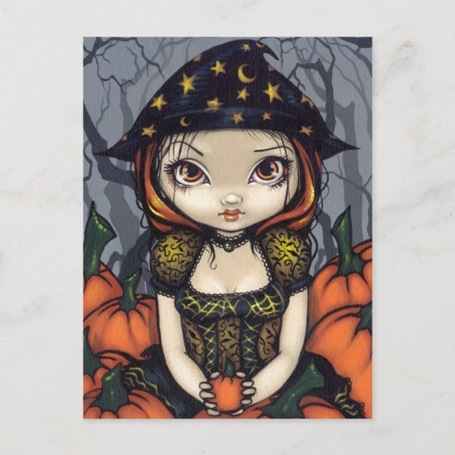 Postkarte "A Pumpkin Gift" (Vorderseite)