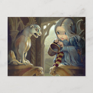 Postkarte "Alannah and the Gargoyle"