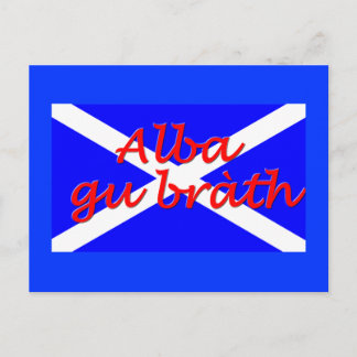 Postkarte "Alba gu brath"