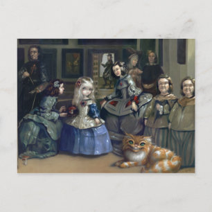 Postkarte "Alice and Las Meninas"