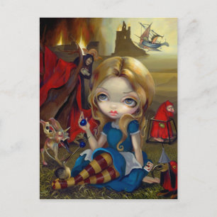 Postkarte "Alice and the Bosch Monsters"