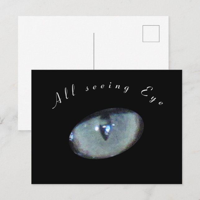 Postkarte - Alle Augen (Vorne/Hinten)