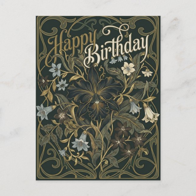 Postkarte Alles Gute zum Geburtstag (Vorderseite)