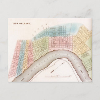 Postkarte alte Stadt New Orleans Louisiana Karte