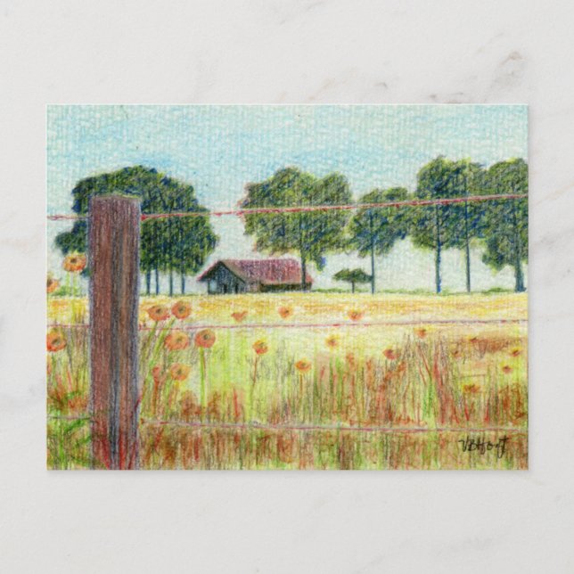 Postkarte: Alter Zuhause-Platz Postkarte (Vorderseite)