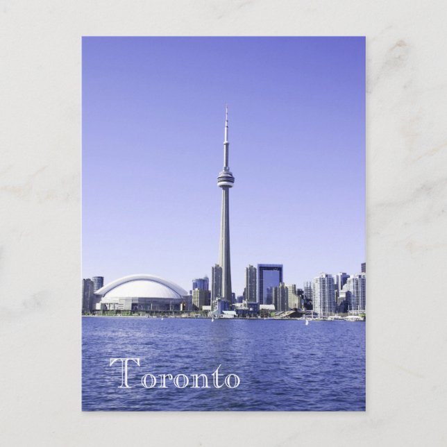Postkarte am Hafen von Toronto (Vorderseite)