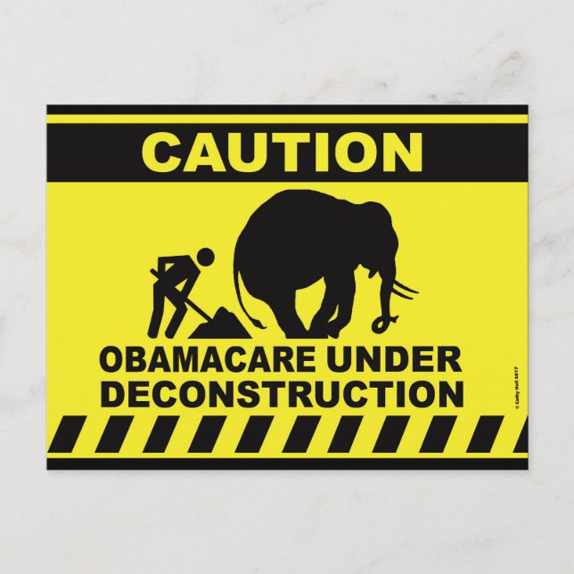 Postkarte an Donald Trump im Gesundheitswesen (Vorderseite)