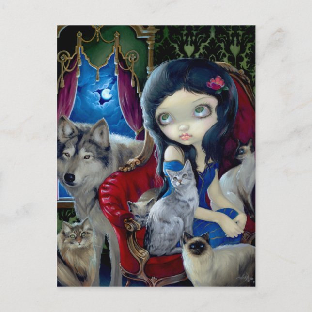 Postkarte "Anruf der Nacht" (Vorderseite)