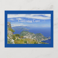 Postkarte/ Ansicht Capri von oben Monte Solaro