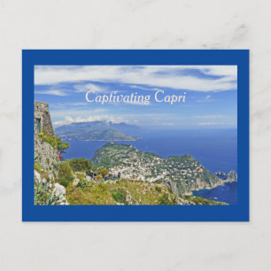 Postkarte/ Ansicht Capri von oben Monte Solaro Postkarte