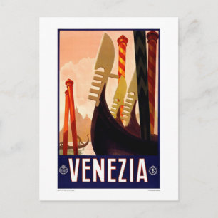 Postkarte-Antik Venezia, Italien Postkarte