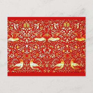 Postkarte-Antike Stoffe/Mode-William Morris 6 Postkarte