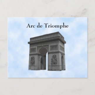 Postkarte: Arc de Triomphe Postkarte