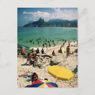 Postkarte "Arpoador Beach, Rio de Janeiro"