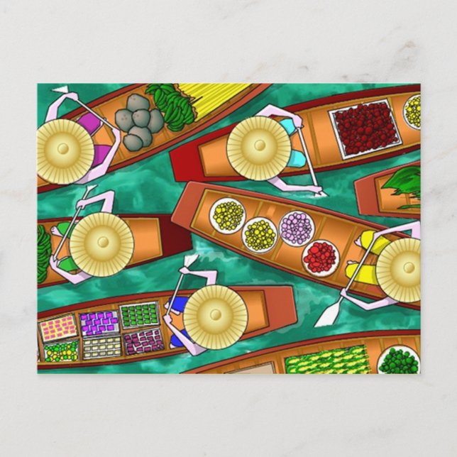 POSTKARTE ~ ASIATISCHES (Vorderseite)