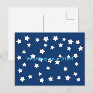 Postkarte - Auf einen Stern wünschen