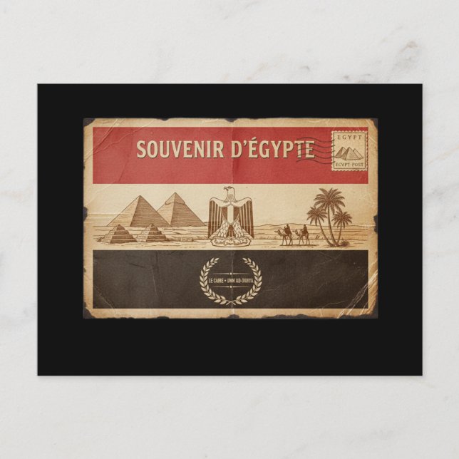 Postkarte aus Ägypten (Vorderseite)