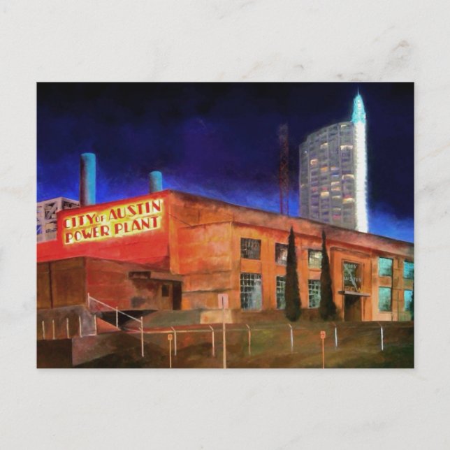 Postkarte aus Austin, Texas (Vorderseite)