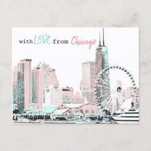 Postkarte aus Chicago