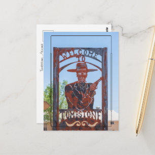 Postkarte aus der Grabstein, Arizona - Altwestchar