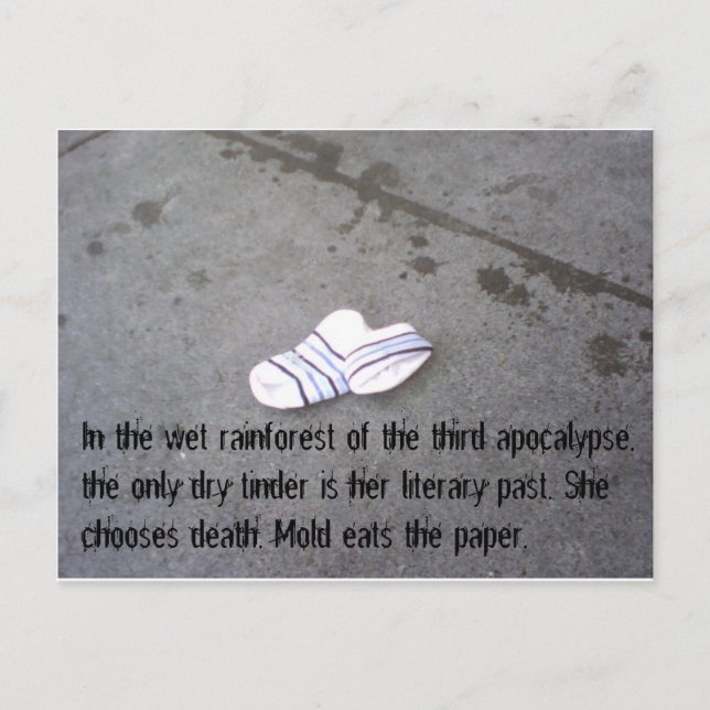 Postkarte aus der Post-Apokalypse #5 (Vorderseite)