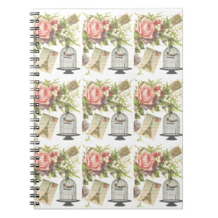 Postkarte aus Frankreich Notebook Notizblock