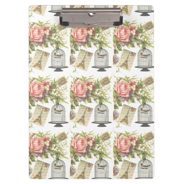 Postkarte aus Frankreich Zwischenablage Klemmbrett (Vorderseite)