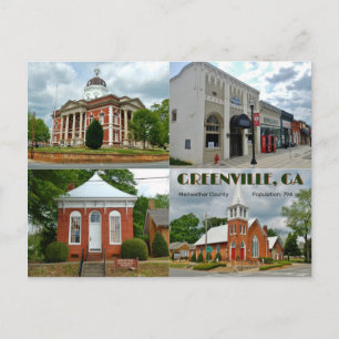 Postkarte aus Greenville, GA