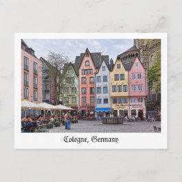 Postkarte aus Köln, Deutschland